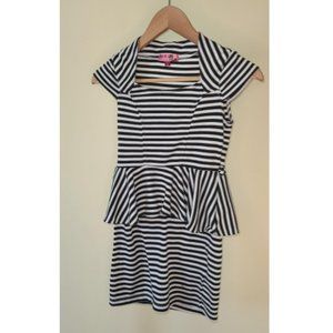 Black and White Striped Dress